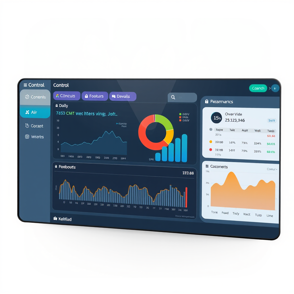 Interfaccia della piattaforma xiliad per il controllo e monitoraggio dei servizi internet con dashboard completa per gestione costi e consumi